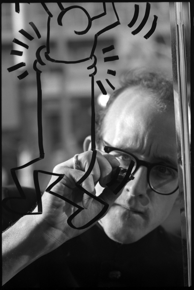 Keith Haring、No.138、希少画集画、新品額装付、状態良好 KEITH