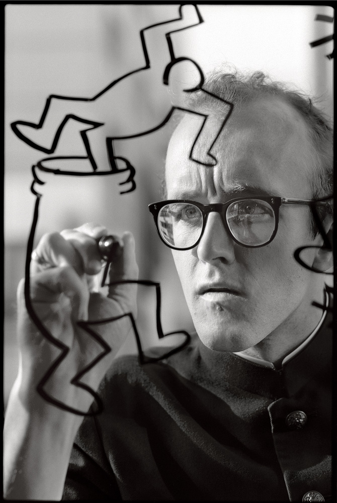 portrait of Keith Haring Keith Haring キースヘリングのポートレート