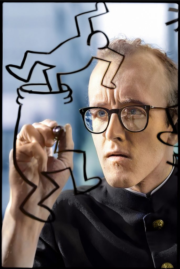 Keith Haring portrait photography